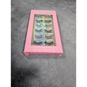 SIMPLE PLEASURES MERRY EVERYTHING & HAPPY ALWAYS 6 PAIR LUXE EYELASHES WITH LASH